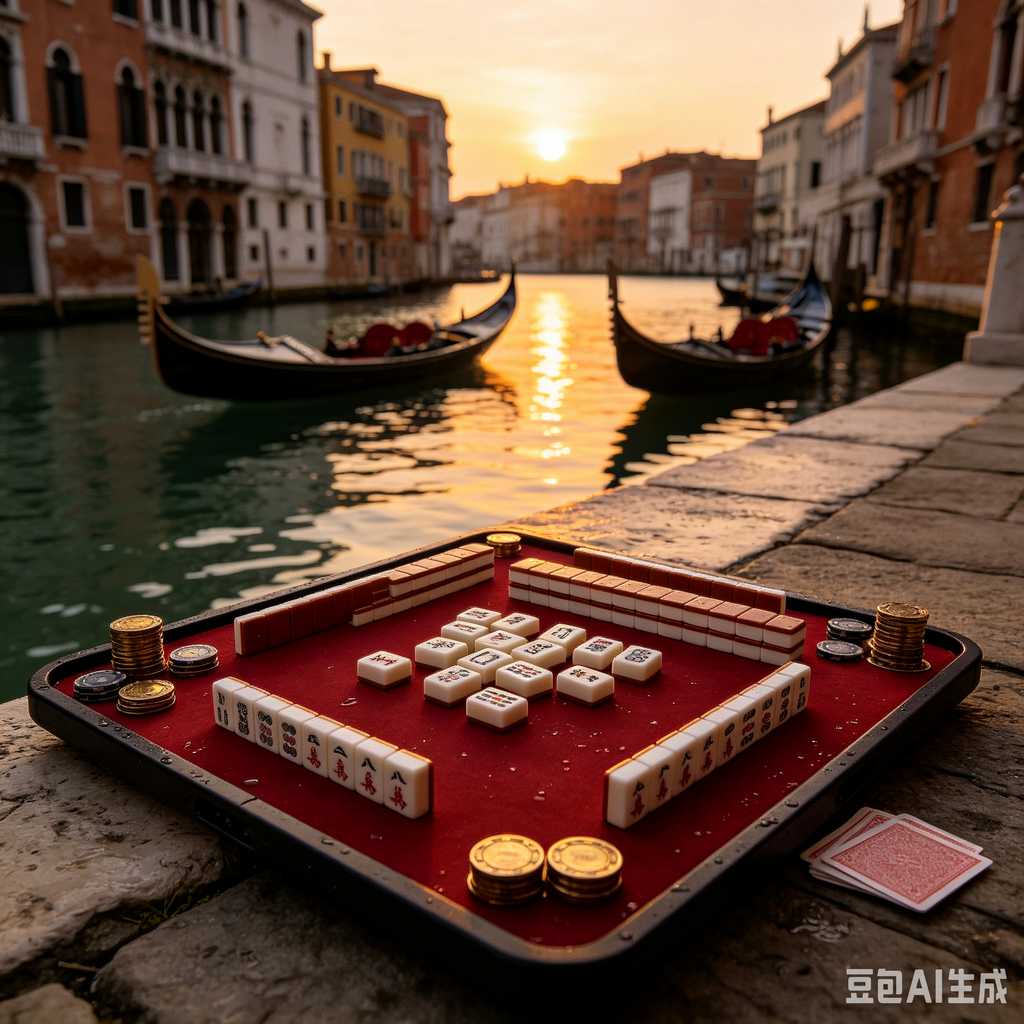 minimal text mahjong set